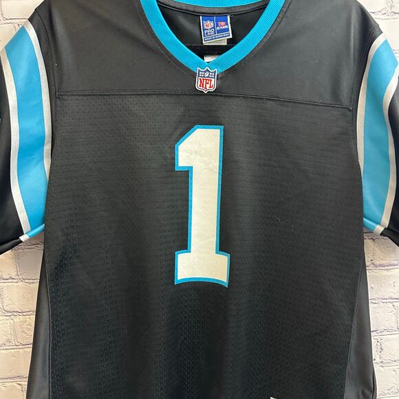 Carolina Panthers NFL Pro Line Cam Newton #1 Youth Jersey Size Large Football - Picture 3 of 10